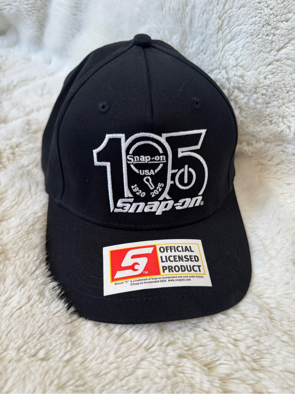 Snap-on 105th Anniversary Black Baseball Cap